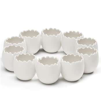 Velikonoční věnec Eggshell White 25 cm
