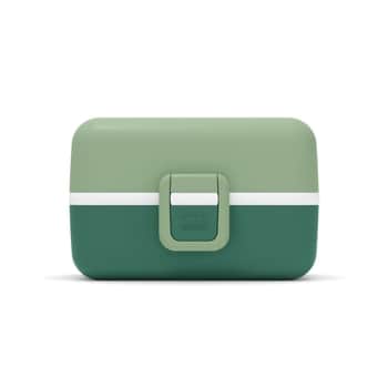 Svačinový box Monbento Tresor Green Forest 750 ml