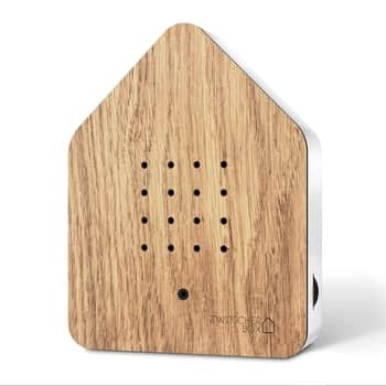 Relaxačná zvuková dekorácia Zwitscherbox Oak Wood