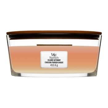Vonná svíčka WoodWick Trilogy - Island Getaway 454g