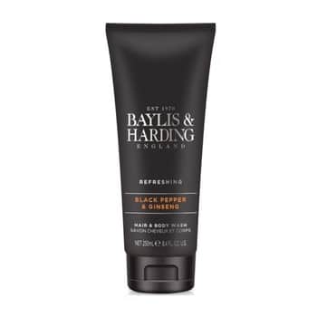 Pánský mycí gel na tělo a vlasy Černý pepř a ženšen 250 ml