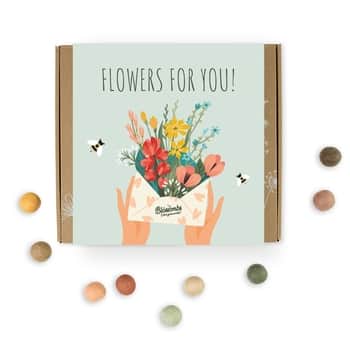 Dárková sada semínek divokých květin Flowers for you Medium - 9 ks