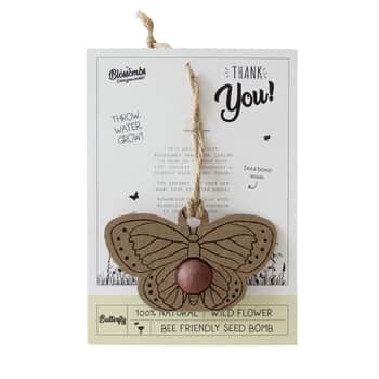 Semínka divokých květin Butterfly / Thank You + pohlednice