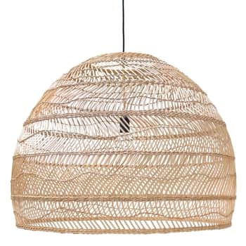 Prútená stropná lampa Ball Natural Ø 80cm