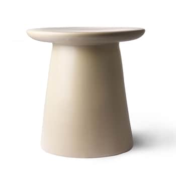 Kameninový stolek Side Table Cream