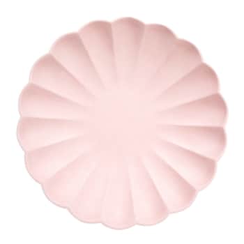 Bambusový tanier Small Candy Pink 19 cm - set 8 ks