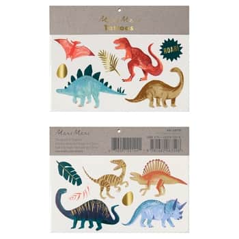 Dětské dočasné tetování Dinosaur Large – set 2 ks