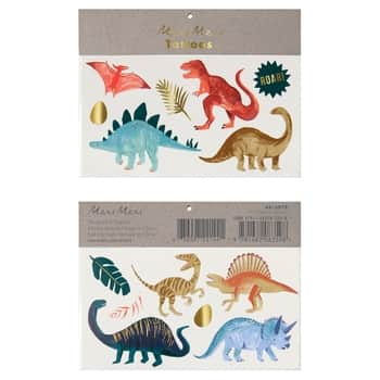 Dětské dočasné tetování Dinosaur Large - set 2 ks