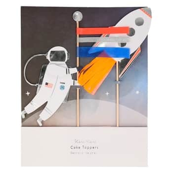 Ozdoby na dort Space - 2 ks
