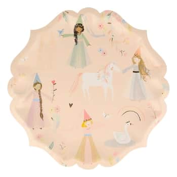 Papierový tanier Princess - set 8 ks