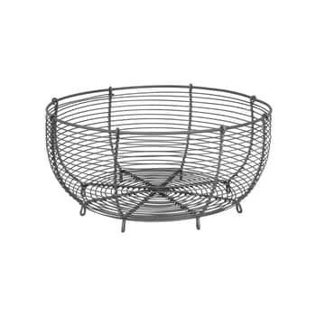 Drátěný košík Round Zinc - large