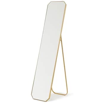 Stojací zrcadlo Brass Frame