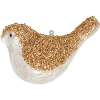 Vánoční ozdoba Bird Antique Gold