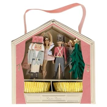 Sada na pečení cupcakes Nutcracker – 24 ks