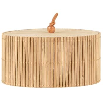 Bambusový úložný box Oval