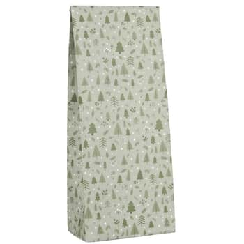 Papírový sáček Green Christmas Forest 30,5 cm