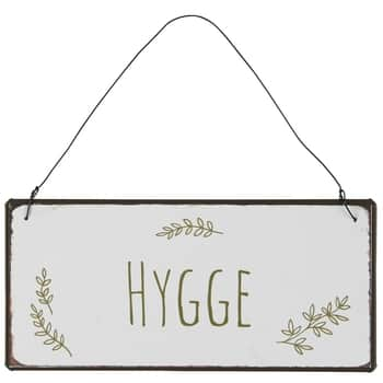 Plechová cedulka Hygge