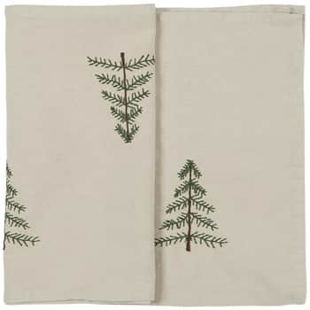 Vyšívaný běhoun na stůl Christmas Tree Linen 30x160 cm