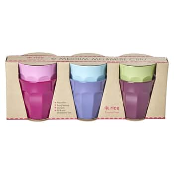 Melaminový kalíšek Colours 250 ml - set 6 ks