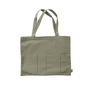 Velká plátěná taška LIFE Olive Green