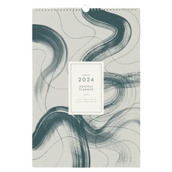 Nástenný kalendár Natural Cream White 2024