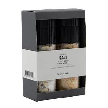 Darčeková kolekcia solí Nicolas Vahé - Secret blend & Garlic Chilli