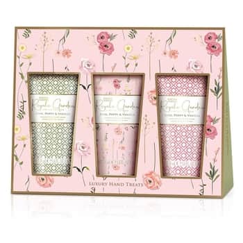 Dárková sada krémů na ruce Rose & Poppy & Vanilla