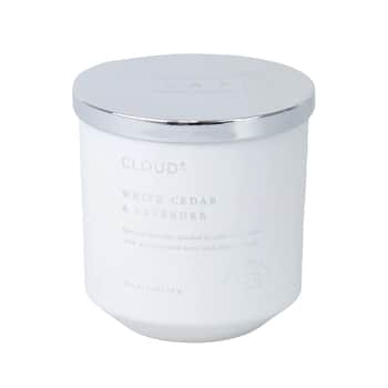 Vonná svíčka ve skle CLOUD9 White cedar/Lavender 400 g