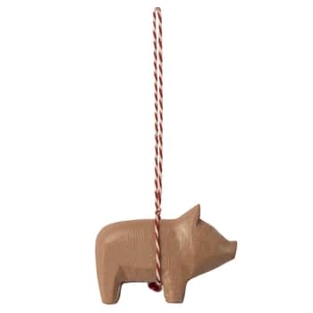Závěsná vánoční ozdoba Pig Old Rose