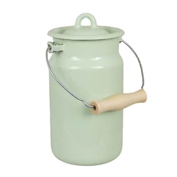 Smaltovaná konev na mléko Emils Green 2 l