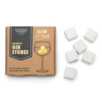 Chladící kameny do nápoje Gin Stones White - set 6 ks