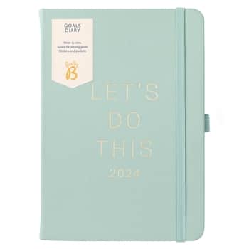 Týdenní plánovací diář Goals Diary Sage 2024