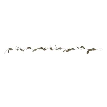 Kovová girlanda Leaves Pearls Antique Brass 146 cm