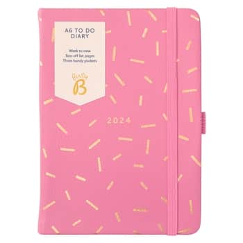 Týdenní diář To Do Sprinkle Pink A6 2024