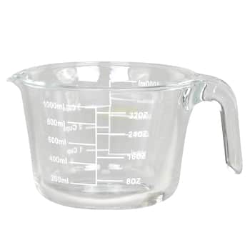 Skleněná odměrka Clear 1 l