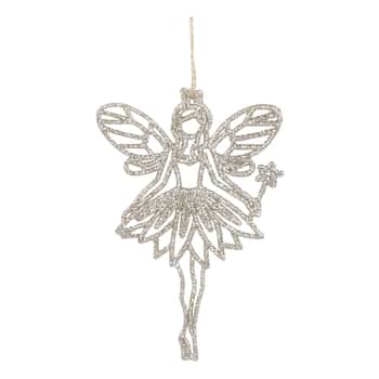 Závěsná vánoční ozdoba Fairy Glitter Champagne