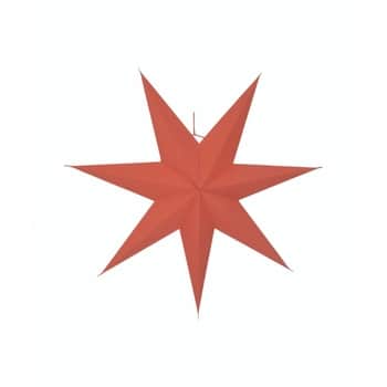 Závěsná papírová hvězda Maddox Brick Red 60 cm