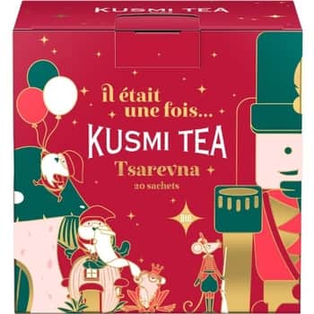 Vánoční bio černý čaj Kusmi Tea Tsarevna - 20 sáčků