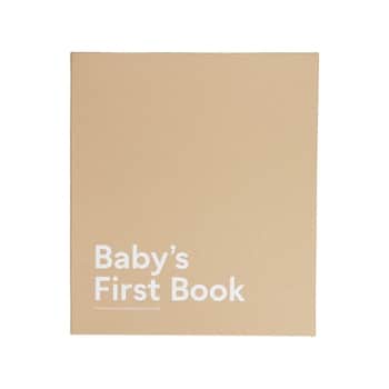Deník miminka - Baby's First Book Beige