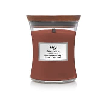 Vonná svíčka WoodWick - Smoked Walnut & Maple 275 g
