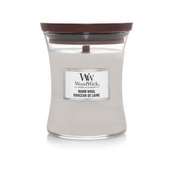 Vonná svíčka WoodWick - Warm Wool 275 g