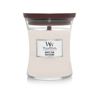 Vonná svíčka WoodWick - White Teak 275 g