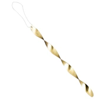 Kovová vianočná ozdoba Twisted Brass - large