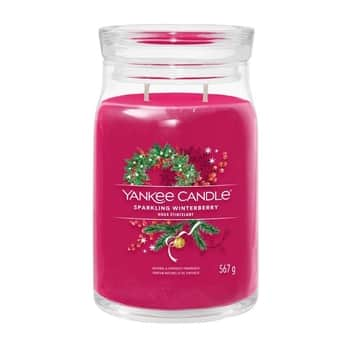 Svíčka Yankee Candle 567 g - Sparkling Winterberry