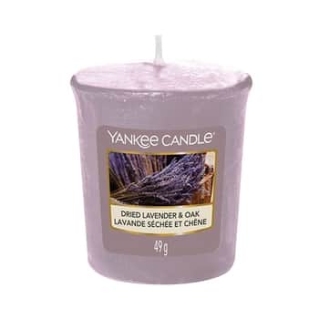 Votívna sviečka Yankee Candle - Dried Lavender & Oak