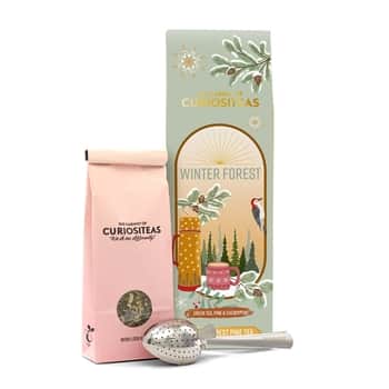 Vánoční zelený čaj Winter Forest 70 g + sítko