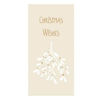 Papírové ubrousky Christmas Wishes Mistletoe 16 ks