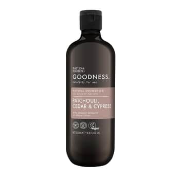 Přírodní sprchový gel pro muže Goodness Patchouli/Cedar/Cypress 500 ml
