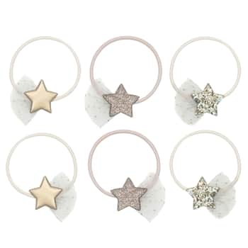 Gumičky do vlasů Ballerina Star - set 6 ks