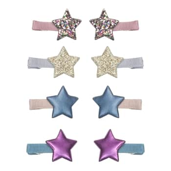 Sponky do vlasů Ziggy Star mini - set 8 ks